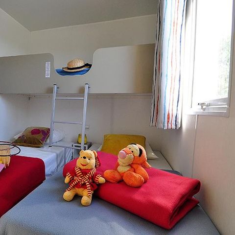 Mobilheim 4 Personen - ALOHA 25m² - 2 Zimmer + überdachte Terrasse