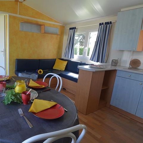 Mobilheim 4 Personen - FLORES 31m² - 2 Zimmer + Terrasse