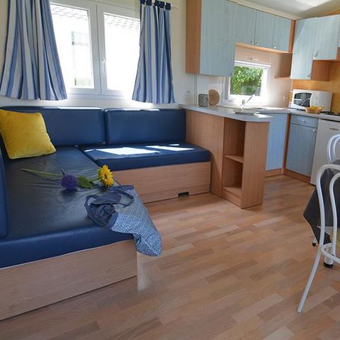 Mobilheim 4 Personen - FLORES 31m² - 2 Zimmer + Terrasse