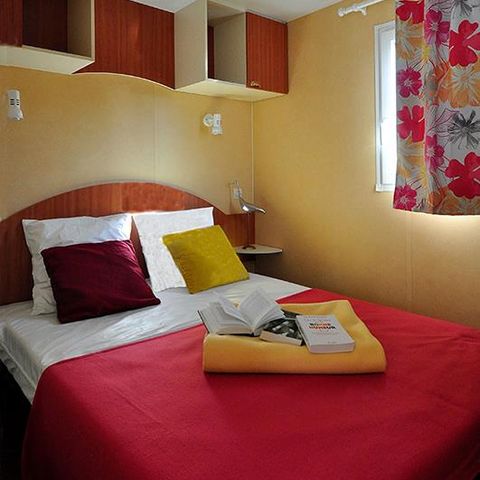 Mobilheim 4 Personen - FLORES 31m² - 2 Zimmer + überdachte Terrasse