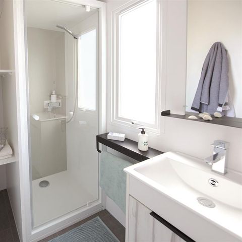 Mobilheim 4 personen - IBIZA 27m² - 2 Schlafzimmer - Überdachte Terrasse