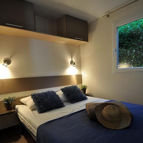 Mobilheim 4 personen - MALDIVES 34 m² - 2 Schlafzimmer - Überdachte Terrasse