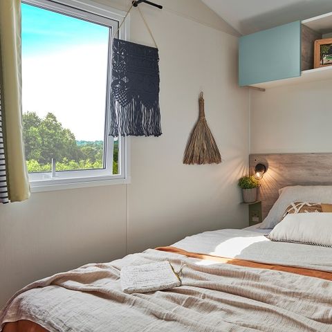 Mobilheim 6 Personen - "BAHIA MODULO Confort +" - 27m² - 4/6 Personen - 2 Schlafzimmer - Überdachte Terrasse