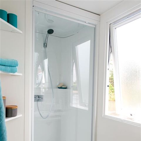 Mobilheim 6 personen - BAHAMAS 36m² - 3 Schlafzimmer - Überdachte Terrasse