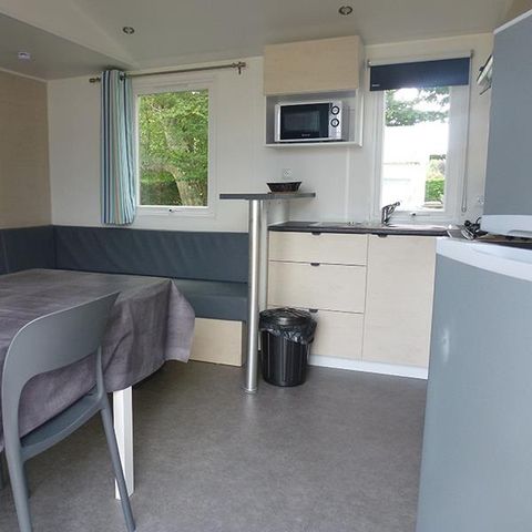 Mobilheim 6 personen - BAHAMAS CONFORT 34m² - 3 Schlafzimmer - Überdachte Terrasse - Geschirrspülmaschine