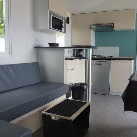 Mobilheim 6 personen - BAHAMAS CONFORT 34m² - 3 Schlafzimmer - Überdachte Terrasse - Geschirrspülmaschine