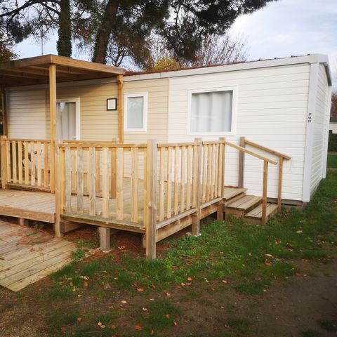Mobilheim 4 Personen - Mobilheim PMR - 2 Zimmer + überdachte Terrasse