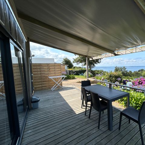 Mobilheim 4 Personen - PRESTIGE Außergewöhnlicher MEERESBLICK!