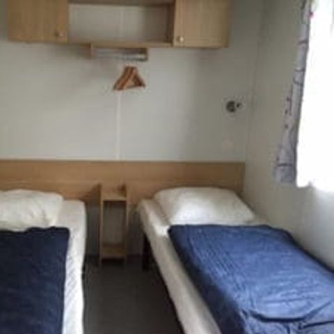 Mobilheim 1 Person - 02-Mobilheim Doppelhaushälfte Standard 17m2 (1 Schlafz. - 1 Pers.) + TV + Klimaanlage - Preis für 2 Personen