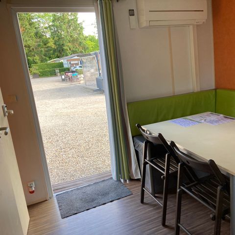 Mobilheim 2 Personen - 05-Mobilheim Standard 26m2 (2 Schlafz. - 1/5 Pers.) + TV + Klimaanlage - Preis für 2 Personen