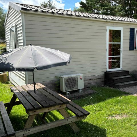 Mobilheim 2 Personen - 05-Mobilheim Standard 26m2 (2 Schlafz. - 1/5 Pers.) + TV + Klimaanlage - Preis für 2 Personen