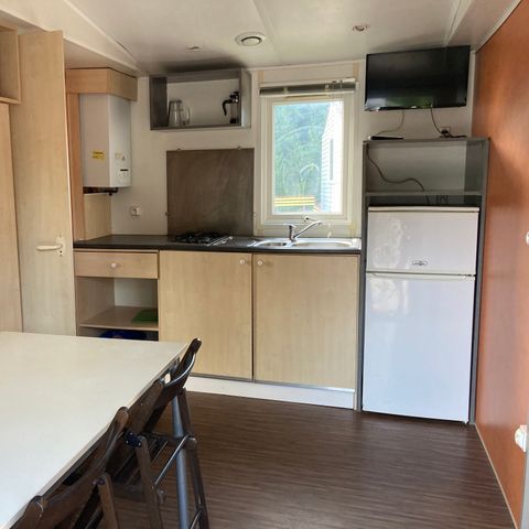 Mobilheim 2 Personen - 05-Mobilheim Standard 26m2 (2 Schlafz. - 1/5 Pers.) + TV + Klimaanlage - Preis für 2 Personen