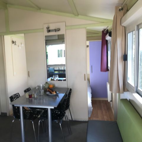 Chalet 2 Personen - 10-Chalet du Belier Confort 24m2 (2Zi - 5Pers) + Jaccuzzi + gemachte Betten + Handtuch + Getränkeset - Preis für 2 Personen