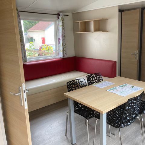 Mobilheim 2 Personen - 09-Mh Grand Confort 6 pers mit großer Terrasse - Preis für 2 Personen