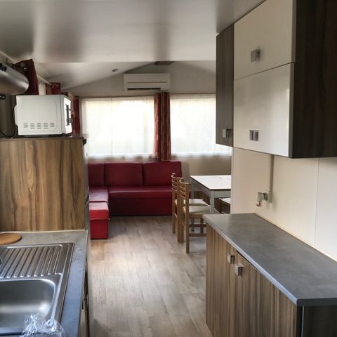 Bungalow 2 Personen - 14-Bungalow du Gorguet 40m2 (2Sch -2/6Pers.) + Jaccuzzi + gemachte Betten + Handtuch + Getränkeset + TV - Preis für 2 Personen