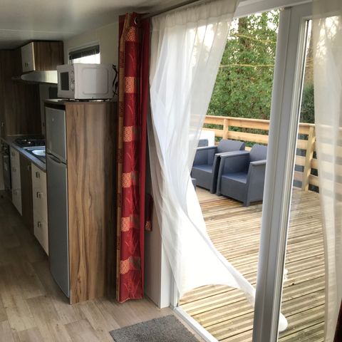 Bungalow 2 Personen - 14-Bungalow du Gorguet 40m2 (2Sch -2/6Pers.) + Jaccuzzi + gemachte Betten + Handtuch + Getränkeset + TV - Preis für 2 Personen