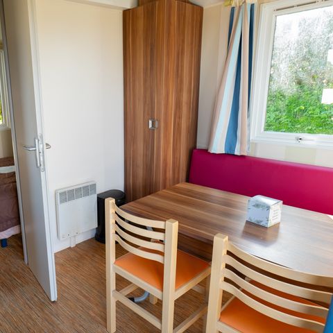 Mobilheim 2 Personen - Mobilheim Komfort - 16 m² - 1 Zimmer mit Meerblick