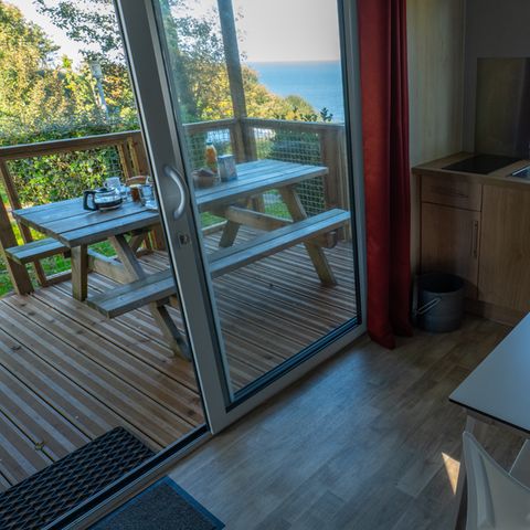 Chalet 2 Personen - Chalet premium - 18 m² - 1 Zimmer Meerblick