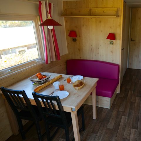 AUßERGEWÖHNLICHE UNTERKUNFT 4 Personen - Roulotte - 20 m² - 2 Zimmer mit Meerblick