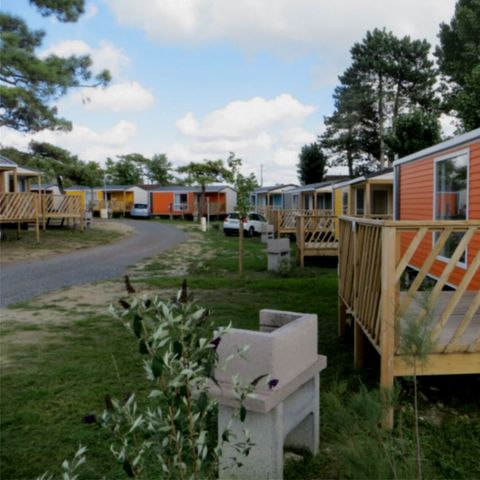 Mobilheim 4 personen - MOBIL HOME CONFORT DIM Gasplatte Kühlschrank Geschirr Fernseher