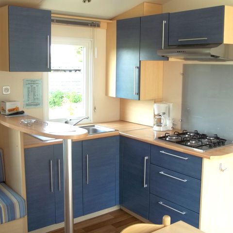 Mobilheim 6 Personen - 3 Schlafzimmer - TV - BBQ