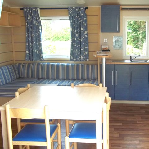Mobilheim 6 Personen - 3 Schlafzimmer - TV - BBQ