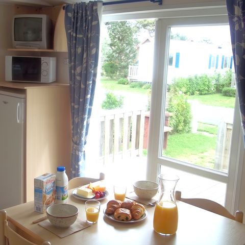 Mobilheim 6 Personen - 3 Schlafzimmer - TV - BBQ
