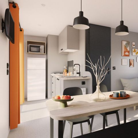 Mobilheim 6 Personen - Komfort 3 Schlafzimmer