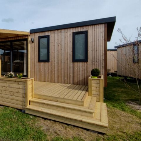 Mobilheim 4 Personen - Premium 2 Schlafzimmer