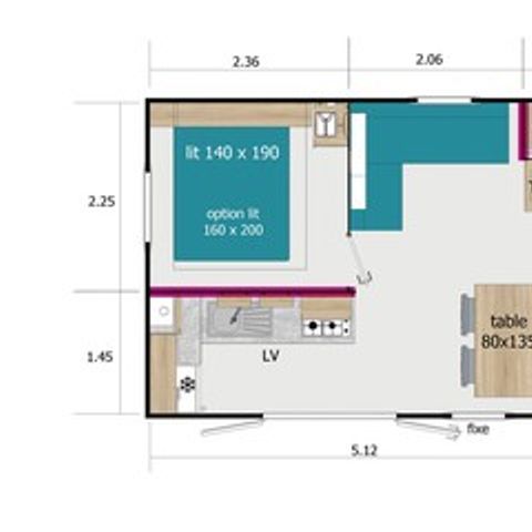 Mobilheim 6 Personen - OPALIA