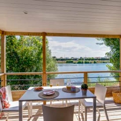 Mobilheim 4 Personen - Cottage 4p 2ch **** Bord de Seine