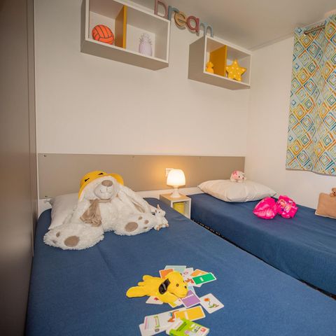 Mobilheim 5 Personen - Mobilheim Azur Sérénité 24m² - Privater Jacuzzi - 3 Zimmer - 2 Schlafzimmer - Klimaanlage