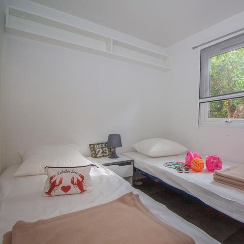 Mobilheim 4 Personen - Mobilheim Provence Sérénité 25 m² - Privater Jacuzzi - 3 Zimmer - 2 Schlafzimmer - Klimaanlage