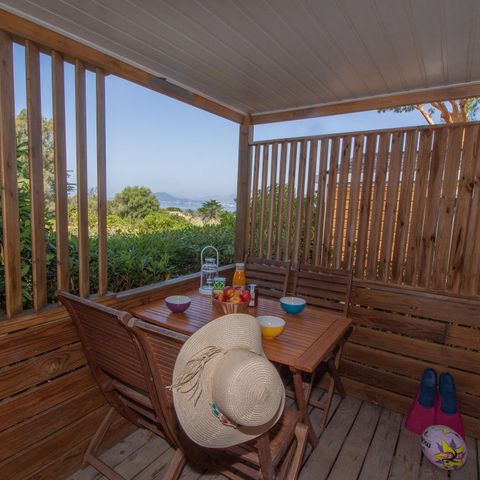 Mobilheim 4 Personen - Mobilheim Marina Sérénité 22 m² - 3 Zimmer - 2 Schlafzimmer - Klimaanlage