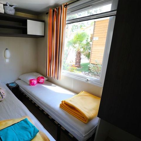 Mobilheim 5 Personen - Mobilheim Marina Sérénité 22 m² - 3 Zimmer - 2 Schlafzimmer - Klimaanlage