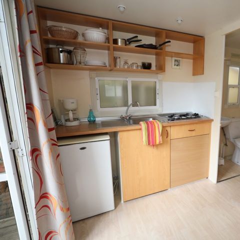 Mobilheim 2 Personen - P'tit Marina 16 m² - 2 Zimmer - 1 Schlafzimmer