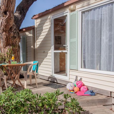 Mobilheim 2 Personen - P'tit Marina 16 m² - 2 Zimmer - 1 Schlafzimmer