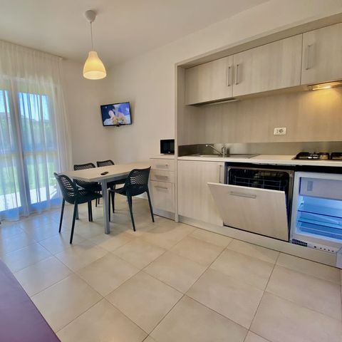 Apartement 6 Personen - COMFORT (Erdgeschoss mit kleiner Terrasse)