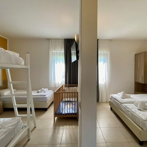 Apartement 6 Personen - FAMILY (Erdgeschoss mit kleiner Terrasse)