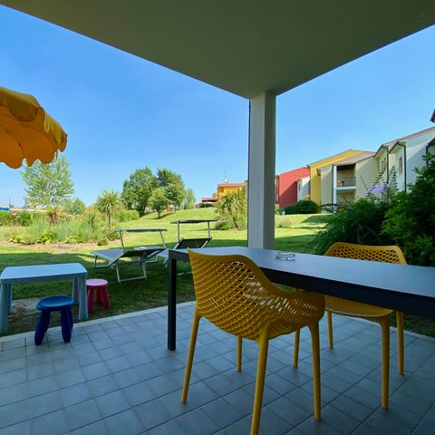 Apartement 6 Personen - FAMILY (Erdgeschoss mit kleiner Terrasse)