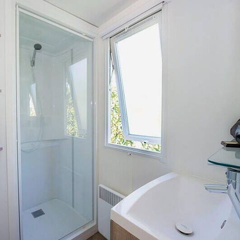 Mobilheim 4 Personen - Mobilheim | Comfort | 2 Zi. | 4 Pers. | Einfache Terrasse | Clim.