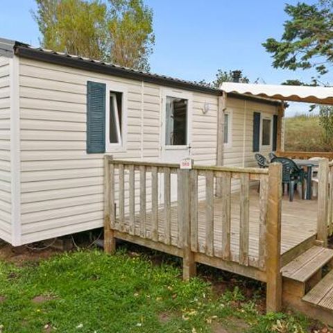Mobilheim 6 personen - Mobilheim | Classic | 3 Schlafz. | 6 Pers. | Erhöhte Terrasse | Klima.