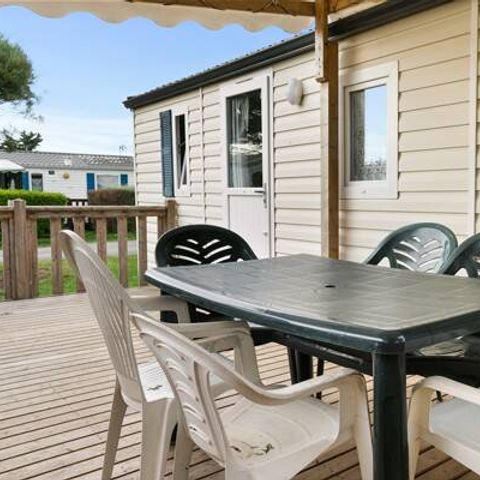 Mobilheim 6 Personen - Mobilheim | Classic | 3 Schlafzimmer | 6 Personen | Erhöhte Terrasse | Klimaanlage