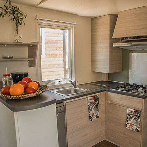 Mobilheim 8 Personen - CASITA CEREZA - 40m² - 3 Schlafzimmer
