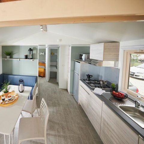 Mobilheim 6 Personen - CASITA LIMON - 26m²- 2 Schlafzimmer