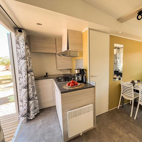 Mobilheim 4 Personen - CASITA NARANJA - 26m²- 2 Schlafzimmer