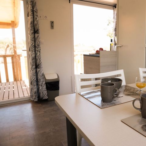 Mobilheim 4 Personen - CASITA NARANJA - 26m²- 2 Schlafzimmer