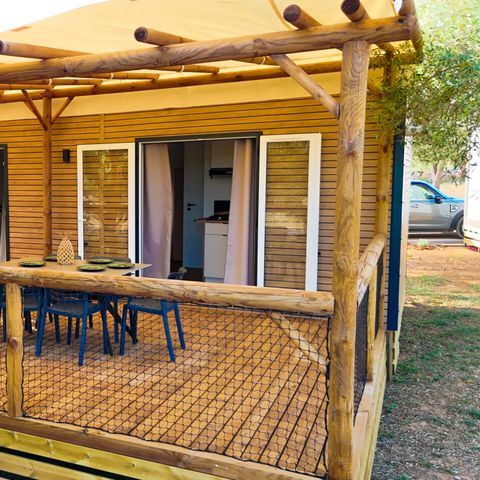 Mobilheim 6 Personen - CASITA OLIVA VIP - 36m²- 2 Schlafzimmer