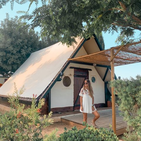 Unterkunft 4 personen - ECOTIPI - 32m²- 1 Schlafzimmer
