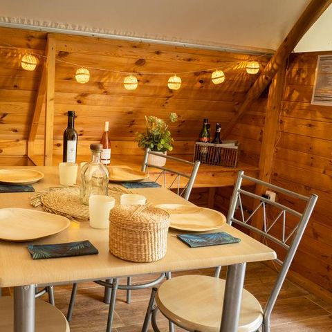 AUßERGEWÖHNLICHE UNTERKUNFT 4 Personen - ECOTIPI - 32m²- 1 Schlafzimmer